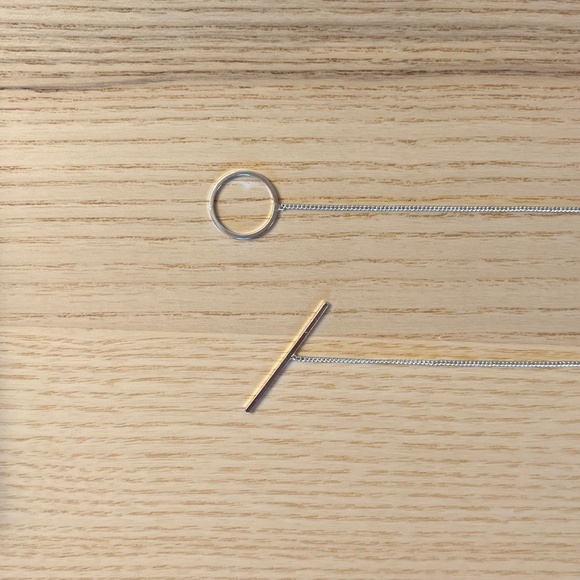 Free Add On 🙈⎜OAK + FORT⎜Chain Link Toggle Necklace⎜Sterling Silver - Picture 3 of 11